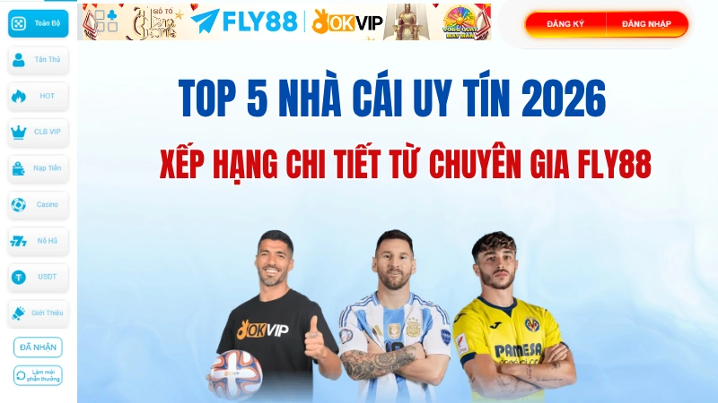 Top 5 Nhà Cái Uy Tín 2026 – Xếp Hạng Chi Tiết, Đánh Giá Khách Quan
